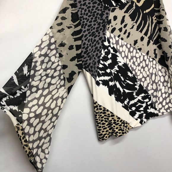 Alfani Women Blouse Top Shirt Size XL X-Large Polyester Blend B224 -17 - Picture 10 of 13